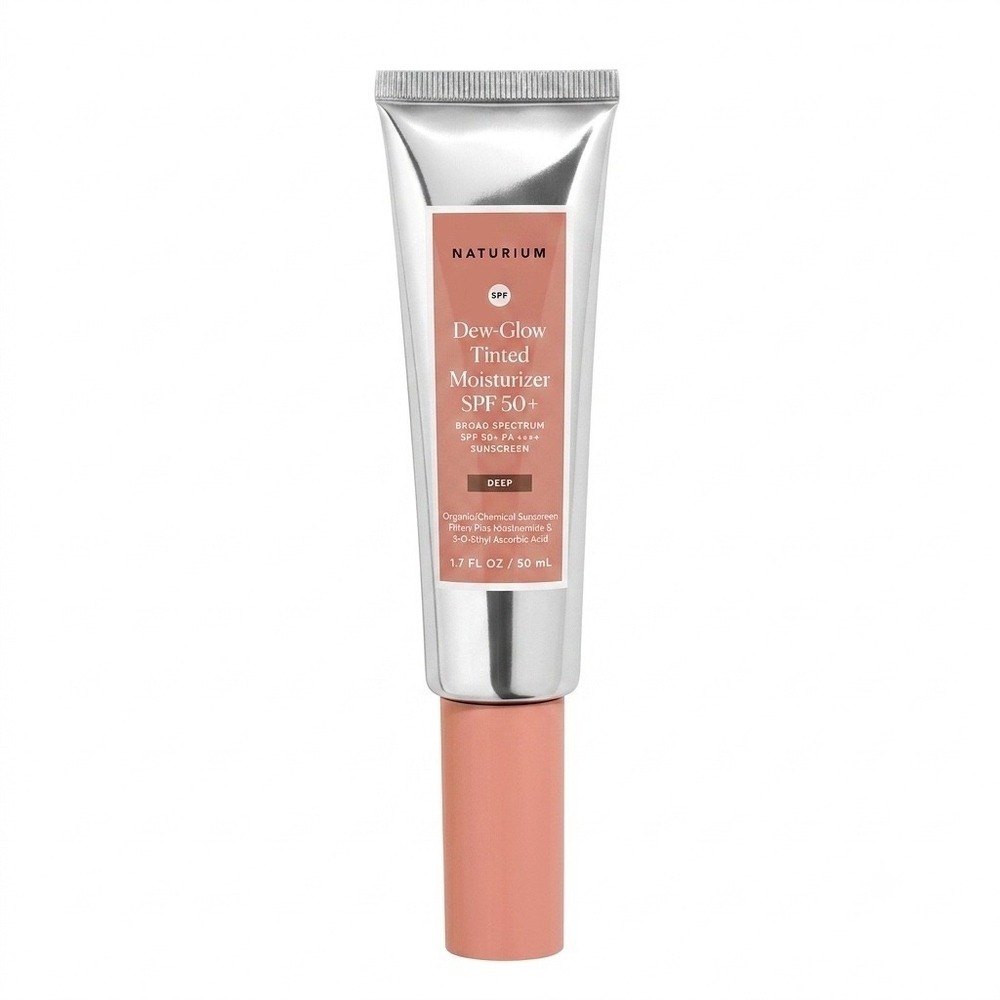Naturium Dew-Glow Tinted Moisturizer SPF 50 Sunscreen Broad Spectrum 1.7 oz DEEP